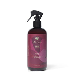 As I Am Onion Water bottle close-up shows hydrating formula for hair support.