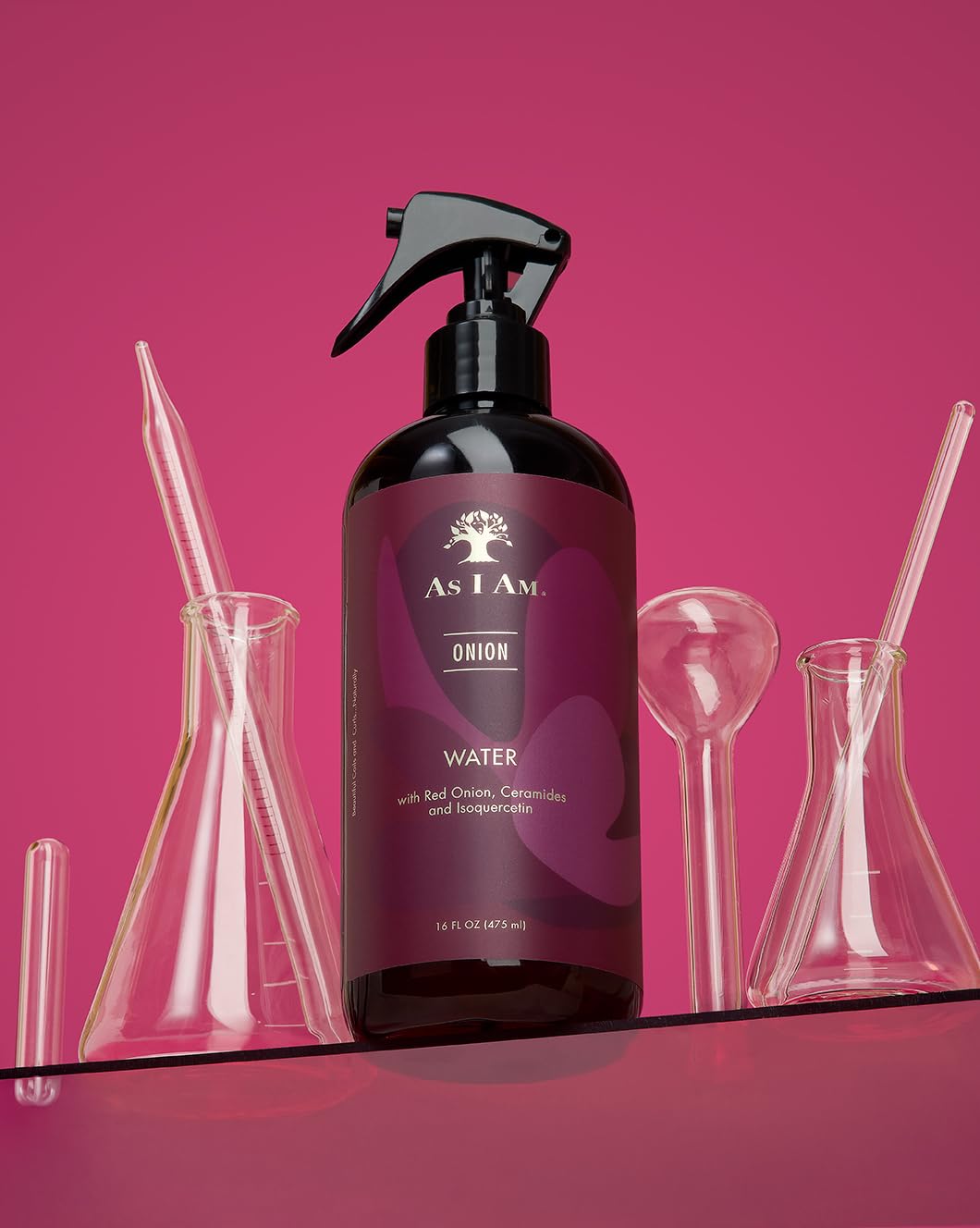 As I Am Onion Water applied during styling refreshes natural textures.