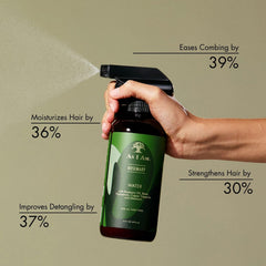 As I Am Rosemary Water application in hands promotes even distribution and soothing aroma