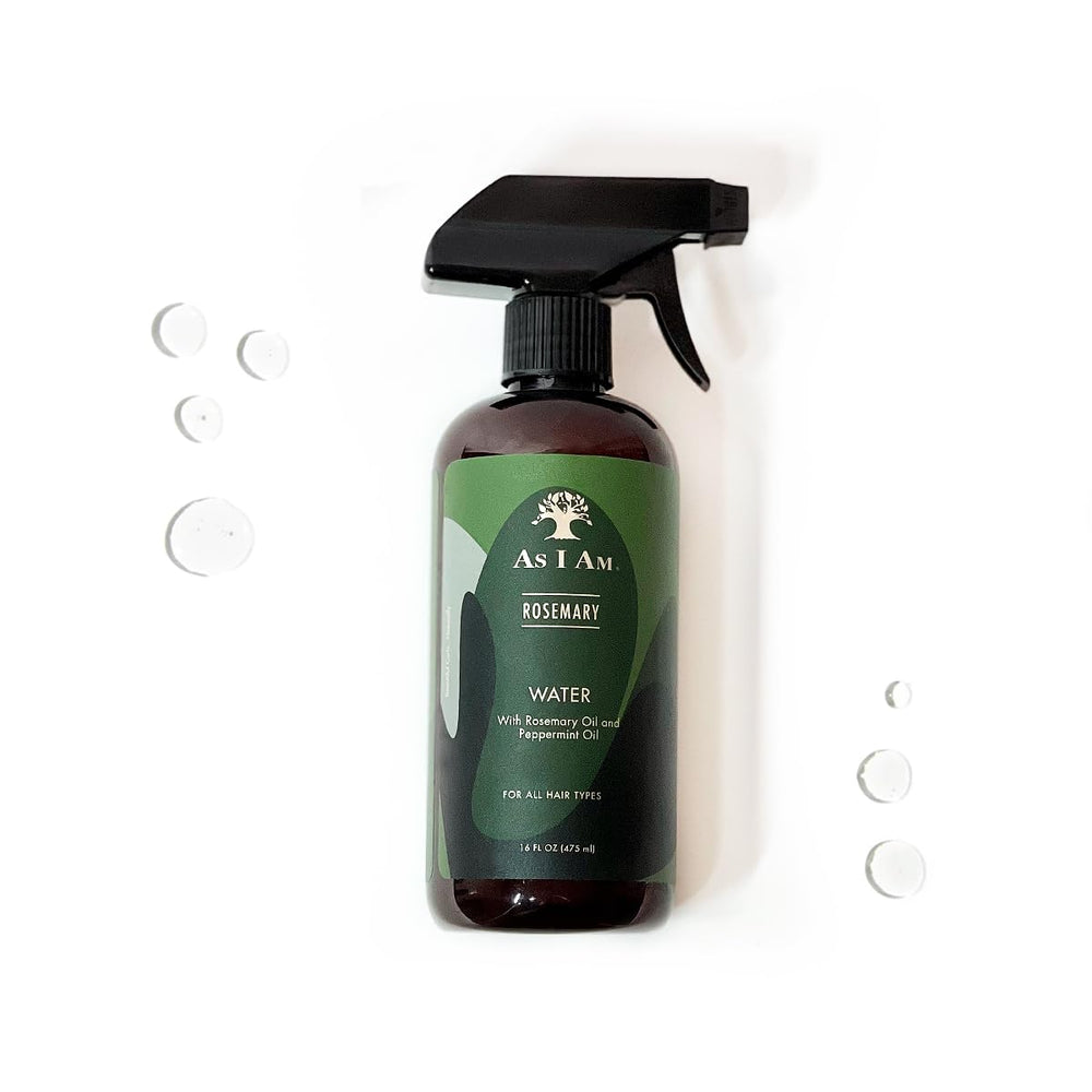 As I Am Rosemary Water pump dispense for easy daily scalp treatment