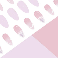 ASABITE full-cover almond nails for durable, comfortable wear.