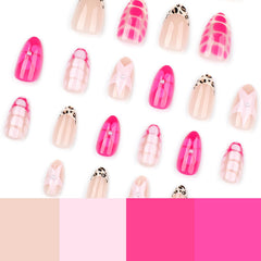 ASABITE pearl-embellished almond nails for subtle sparkle during celebrations