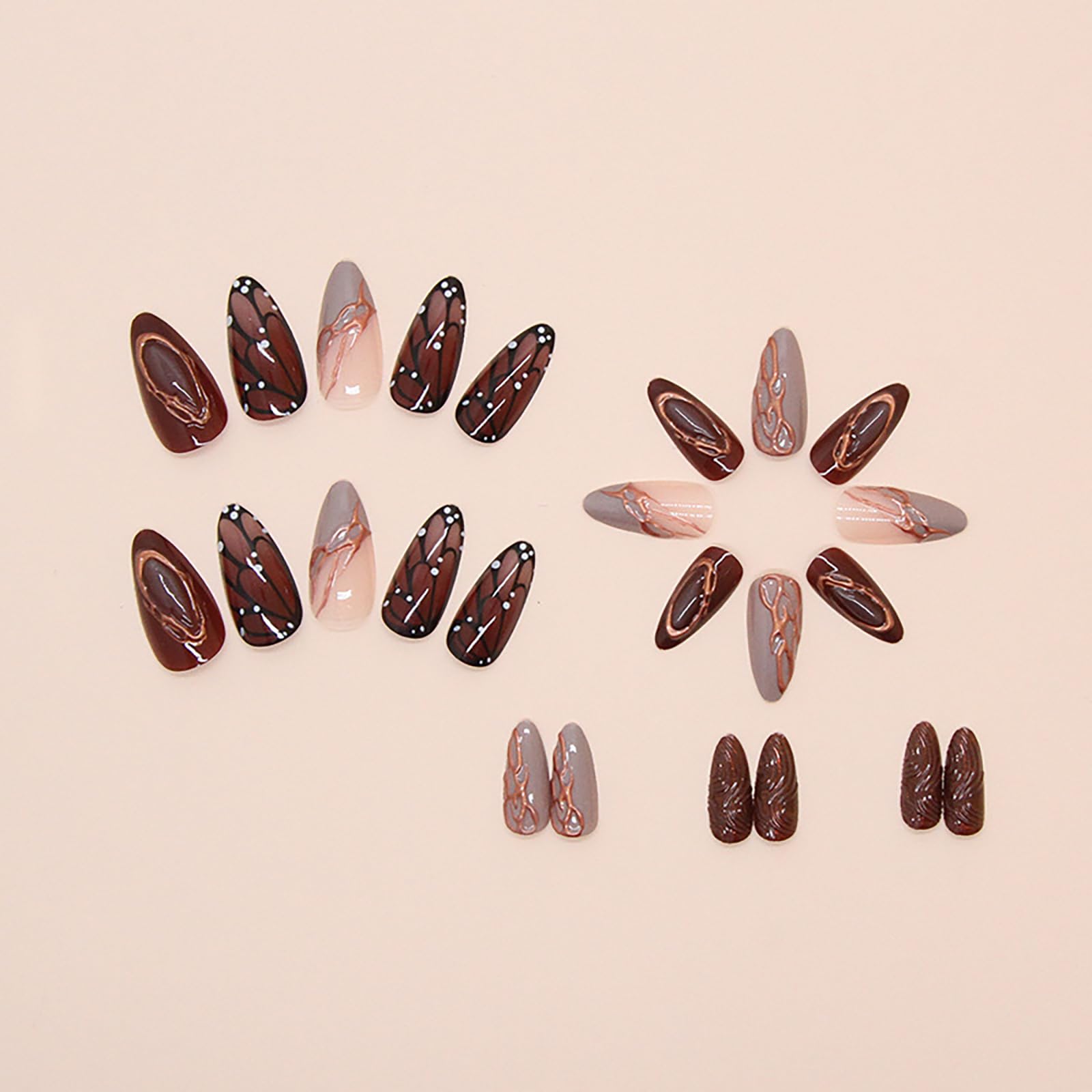 ASABITE reusable nails offer sturdy wear for multiple sessions.