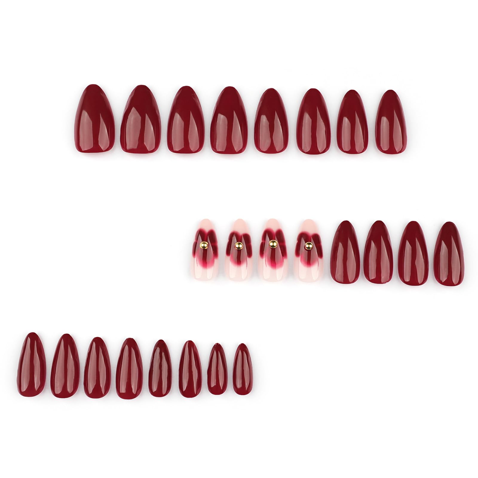 ASABITE short almond nails designed for natural, comfortable wear