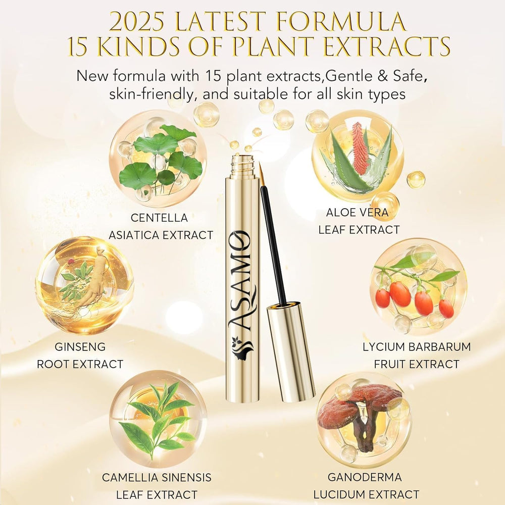 ASAMO golden bottle design highlighting luxury and premium feel