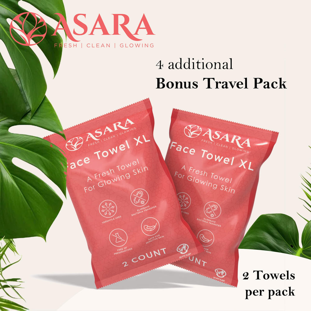 Asara eco skincare essentials deliver absorbency with a gentle touch.
