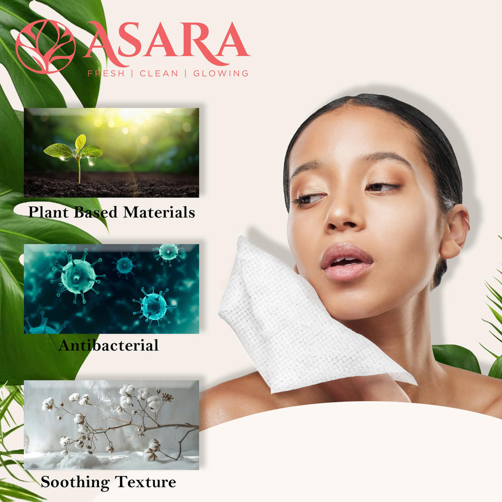 Asara quilted absorbent wipes offer a premium surface for thorough drying.