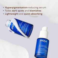 Asaya Alpha Arbutin balance swatch suggests more even tone.