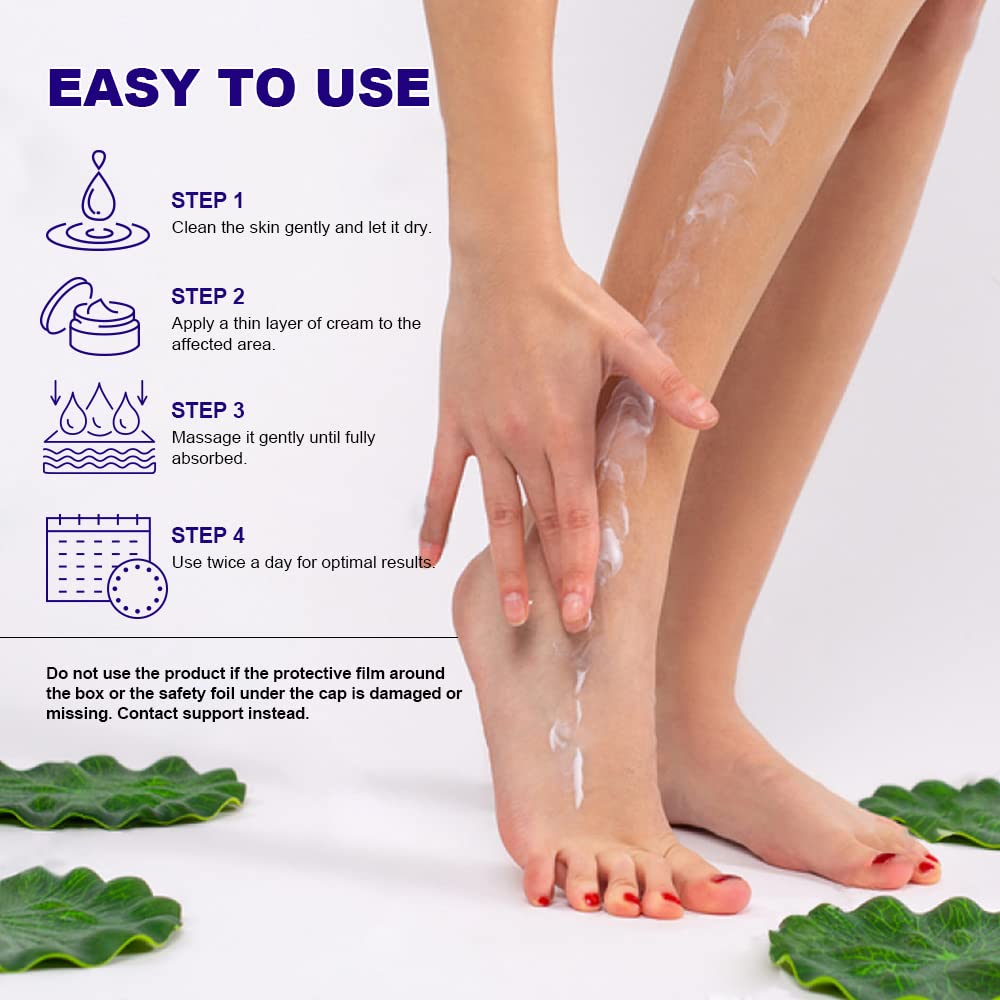ASDToTio Urea Cream 42% ingredients scene with tea tree oil and shea butter