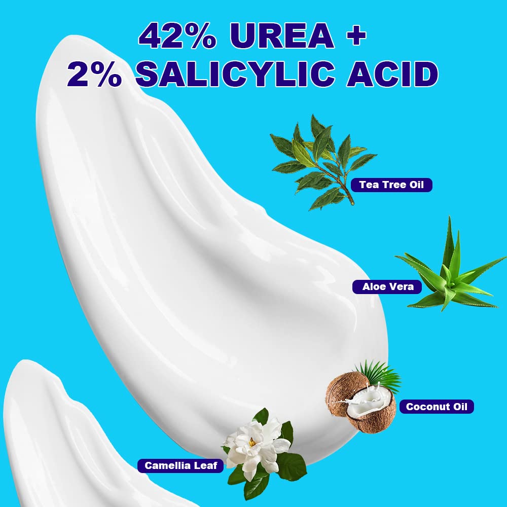 ASDToTio Urea Cream 42% texture swatch demonstrates smooth application