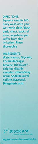 Closeup of Dioxicare ingredient in Aseptic MD formula
