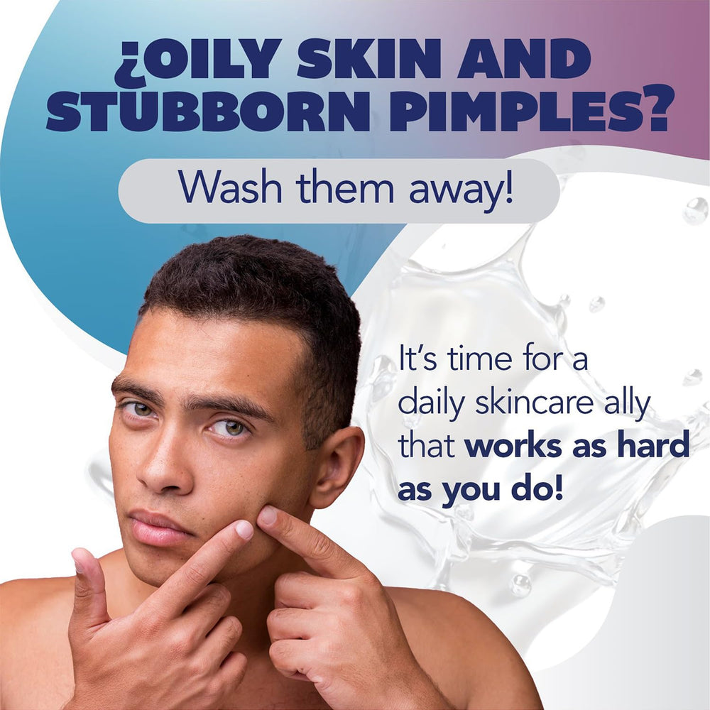 Asepxia acne bar soap packaging back shows ingredients and benefits