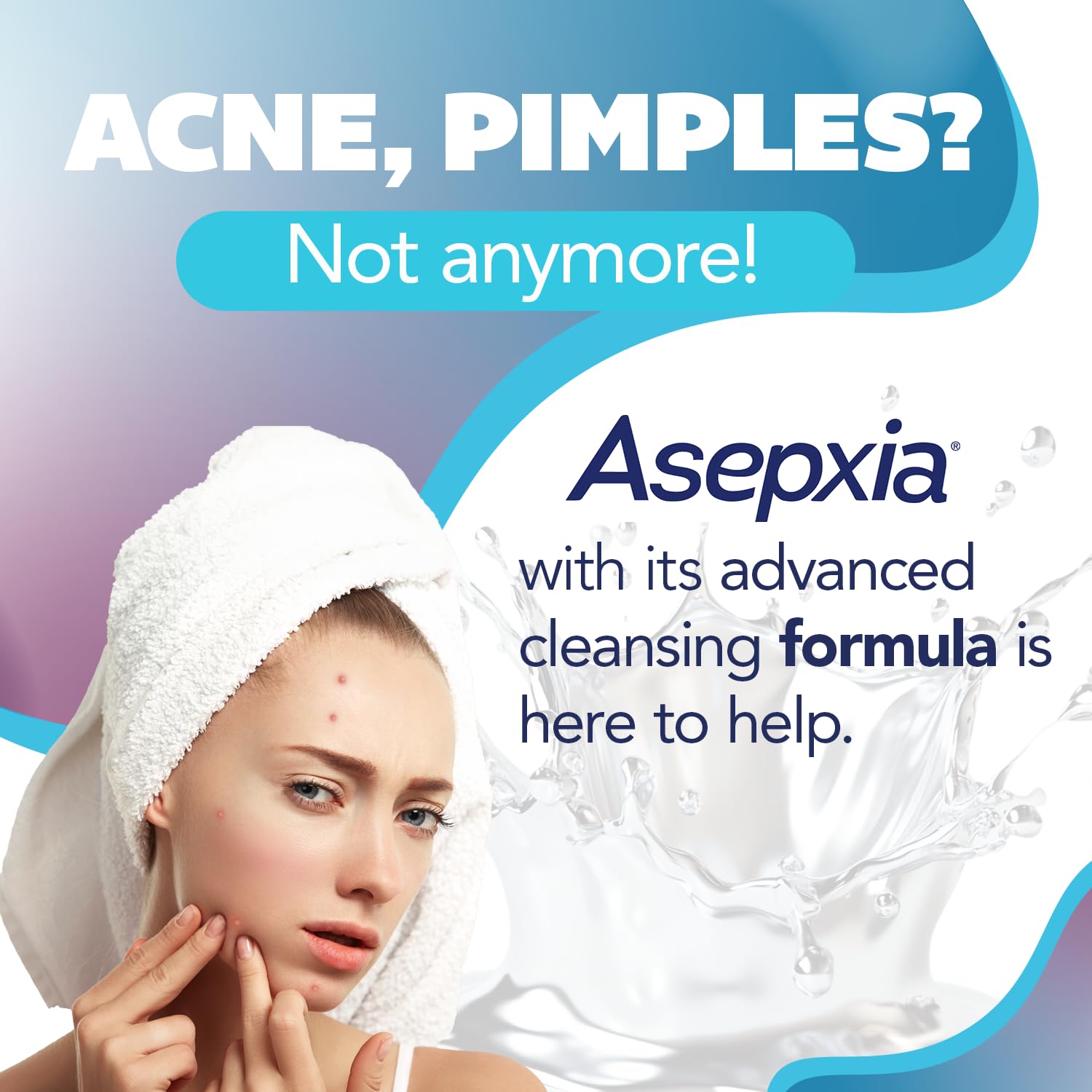 Asepxia Acne Bar Soap with jojoba microspheres for gentle exfoliation and smoother skin.