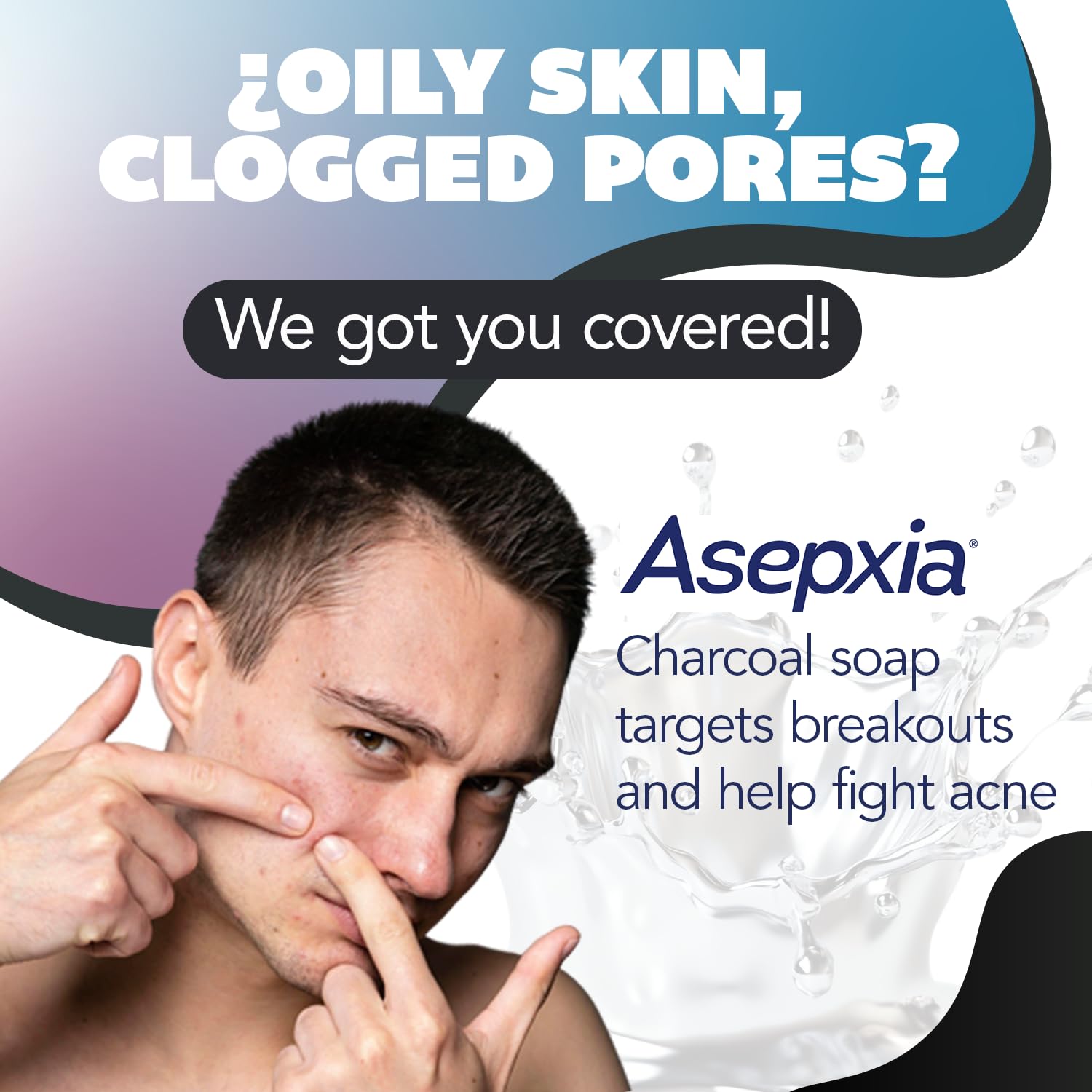 Asepxia bar soap foamy lather for daily cleansing routine