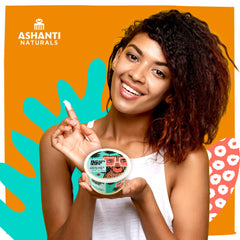 Ashanti Naturals multi-use moisturizer for body, face, and hair.