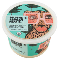 Ashanti Naturals Bouffants & Broken Hearts cream jar for skin and hair moisture.