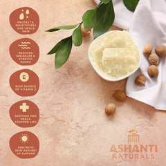 Ashanti Naturals butter on skin application demonstrating deep hydration.