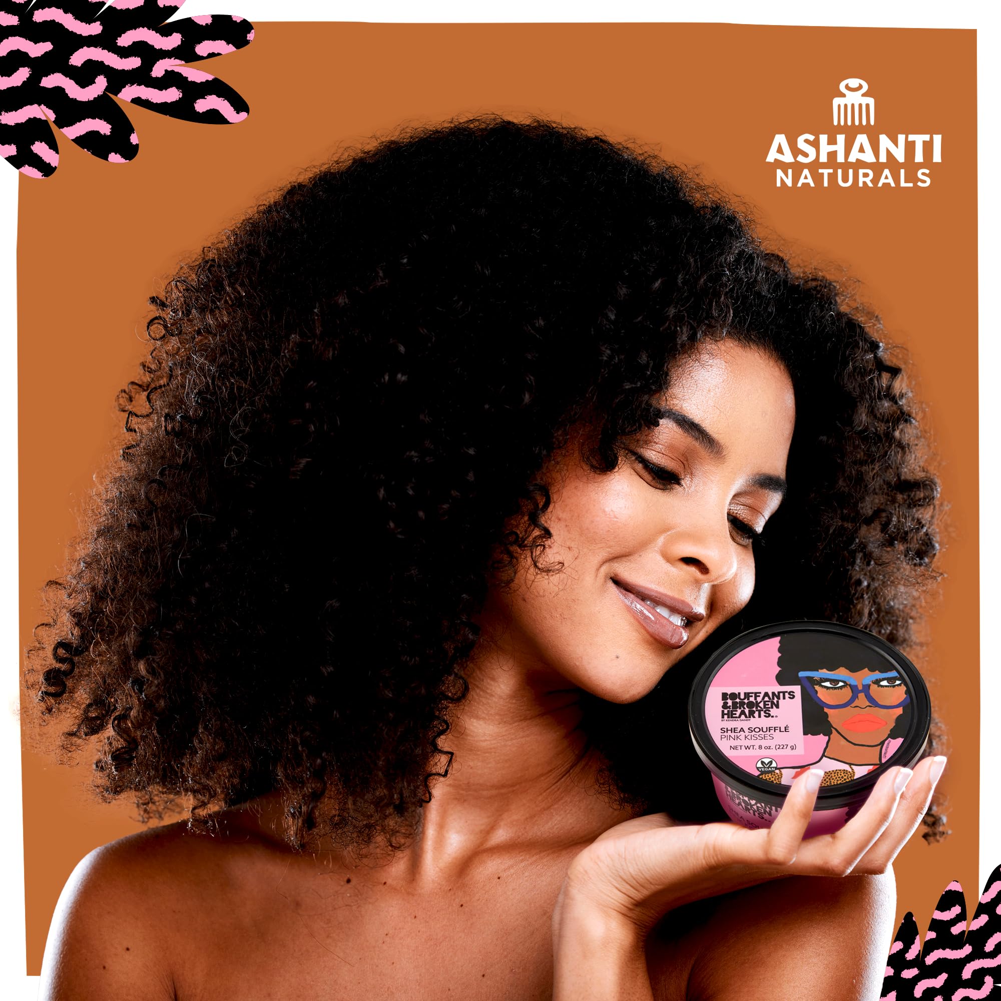 Ashanti Naturals coconut oil blend in whipped butter for soft, hydrated skin