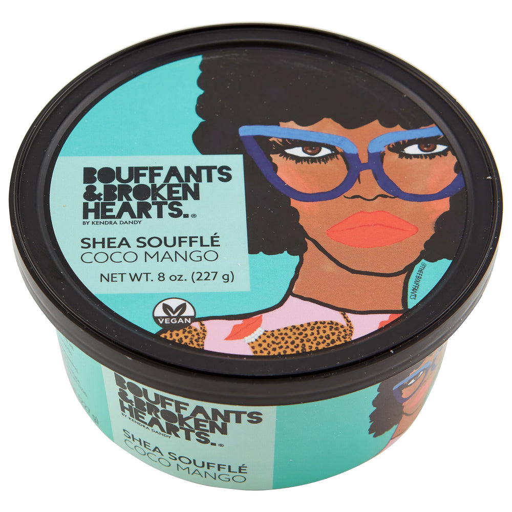 Ashanti Naturals scented whipped shea butter jar moisturizes dry skin.