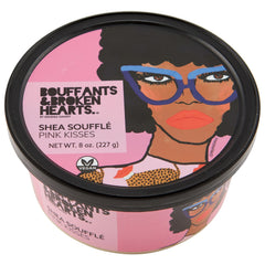 Ashanti Naturals Pink Kisses whipped shea butter jar for silky, moisturized skin
