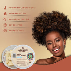 Ashanti Naturals shea butter texture close-up highlighting natural richness.