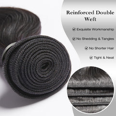 ASHINE Cambodian raw hair body wave 22-inch bundles offer dramatic length