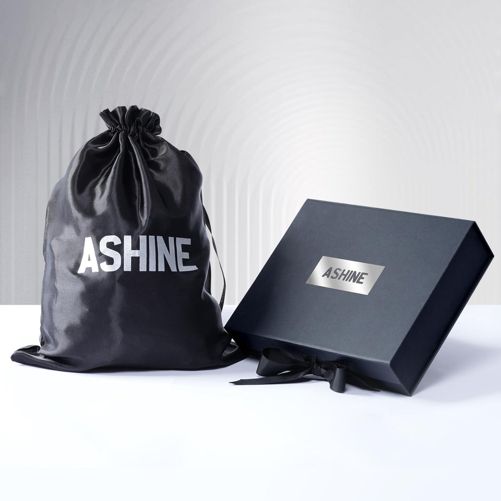 ASHINE three-pack raw bundles packaging conveys value and readiness.