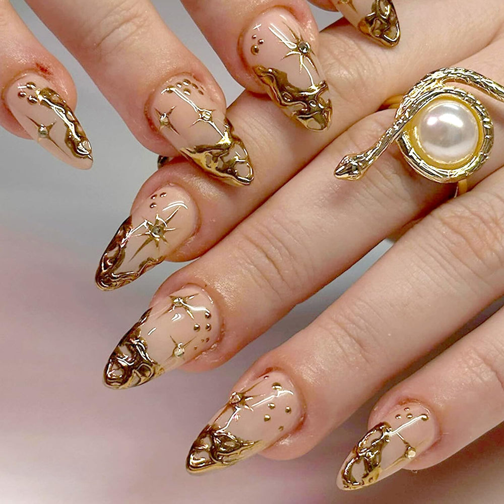 Ashowner six styles of press-on nails for instant style options