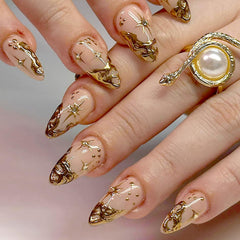Ashowner six styles of press-on nails for instant style options