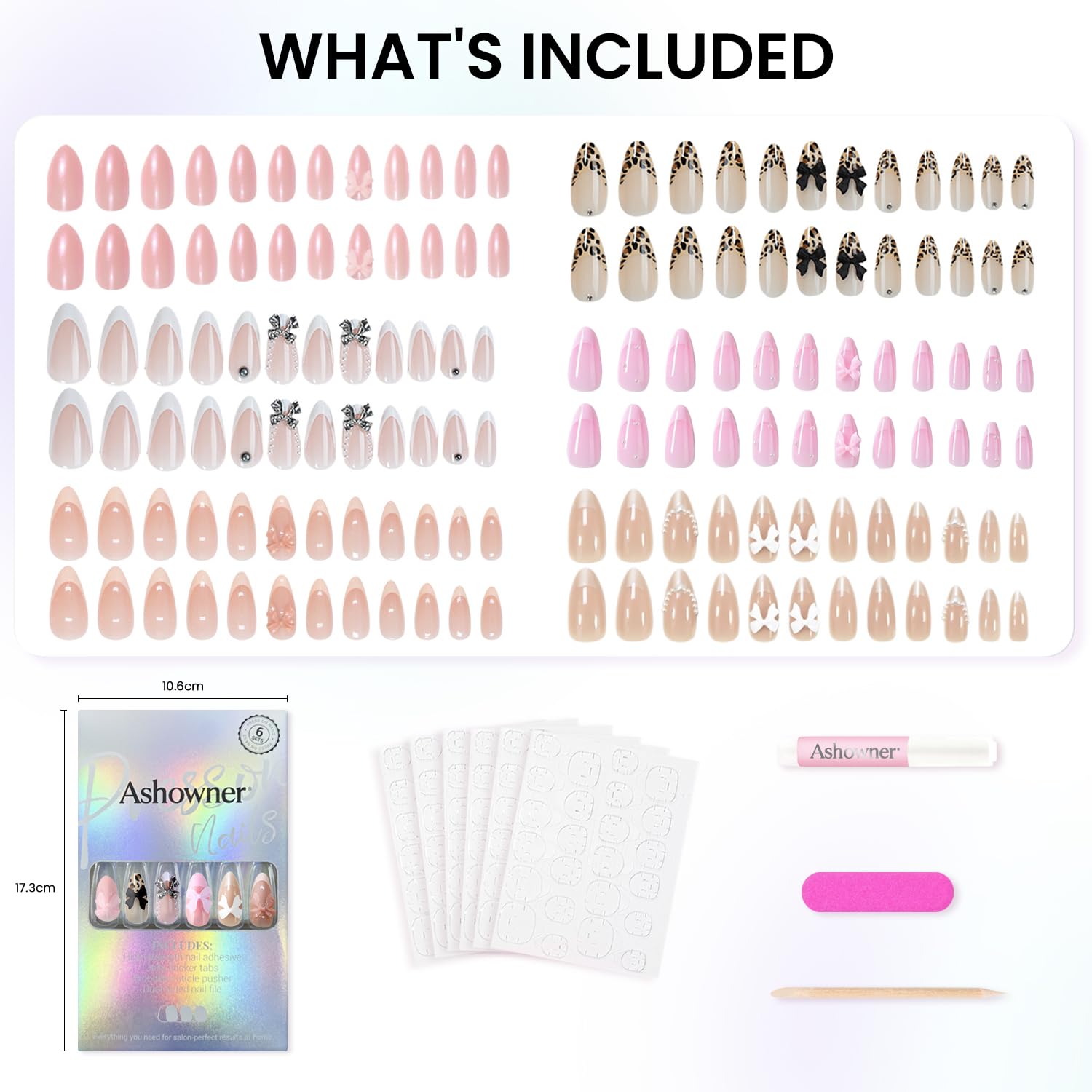 Ashowner reusable kit saves time with ready-to-wear nails at home.
