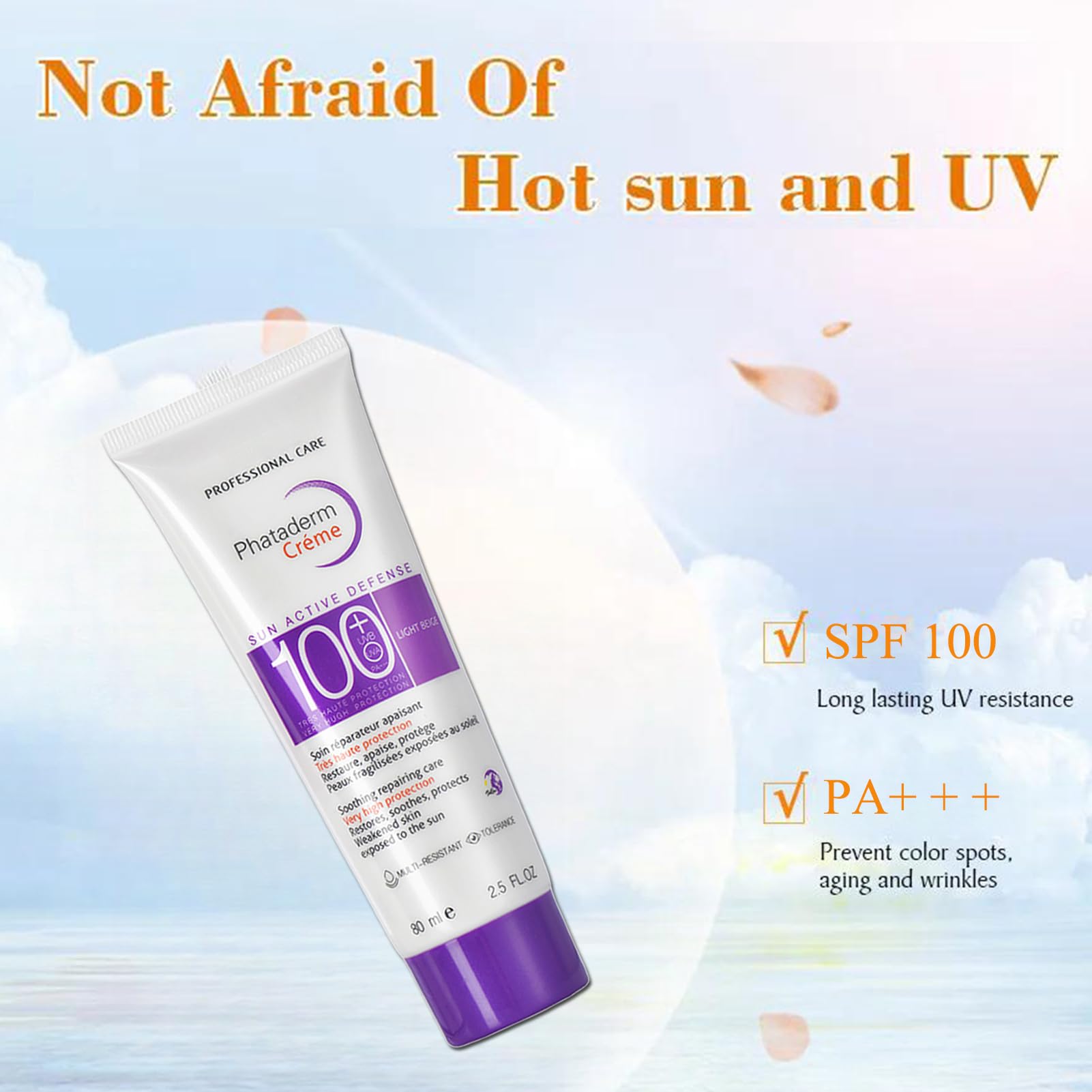 ASMAYSA lightweight non-greasy formula absorbs quickly with no white cast