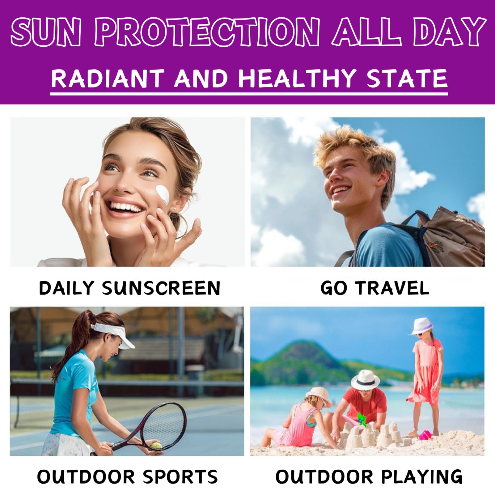 Asmaysa packable 80g bottle for everyday sun care