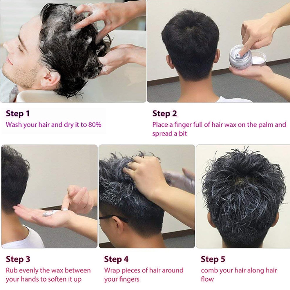 Asocrew wax washout demonstrates easy removal with shampoo