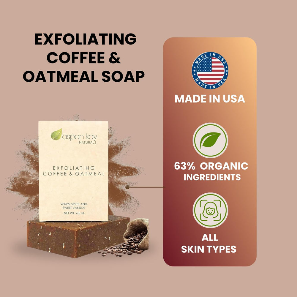 Aspen Kay Naturals cinnamon clove vanilla scented soap delivering warm aroma.