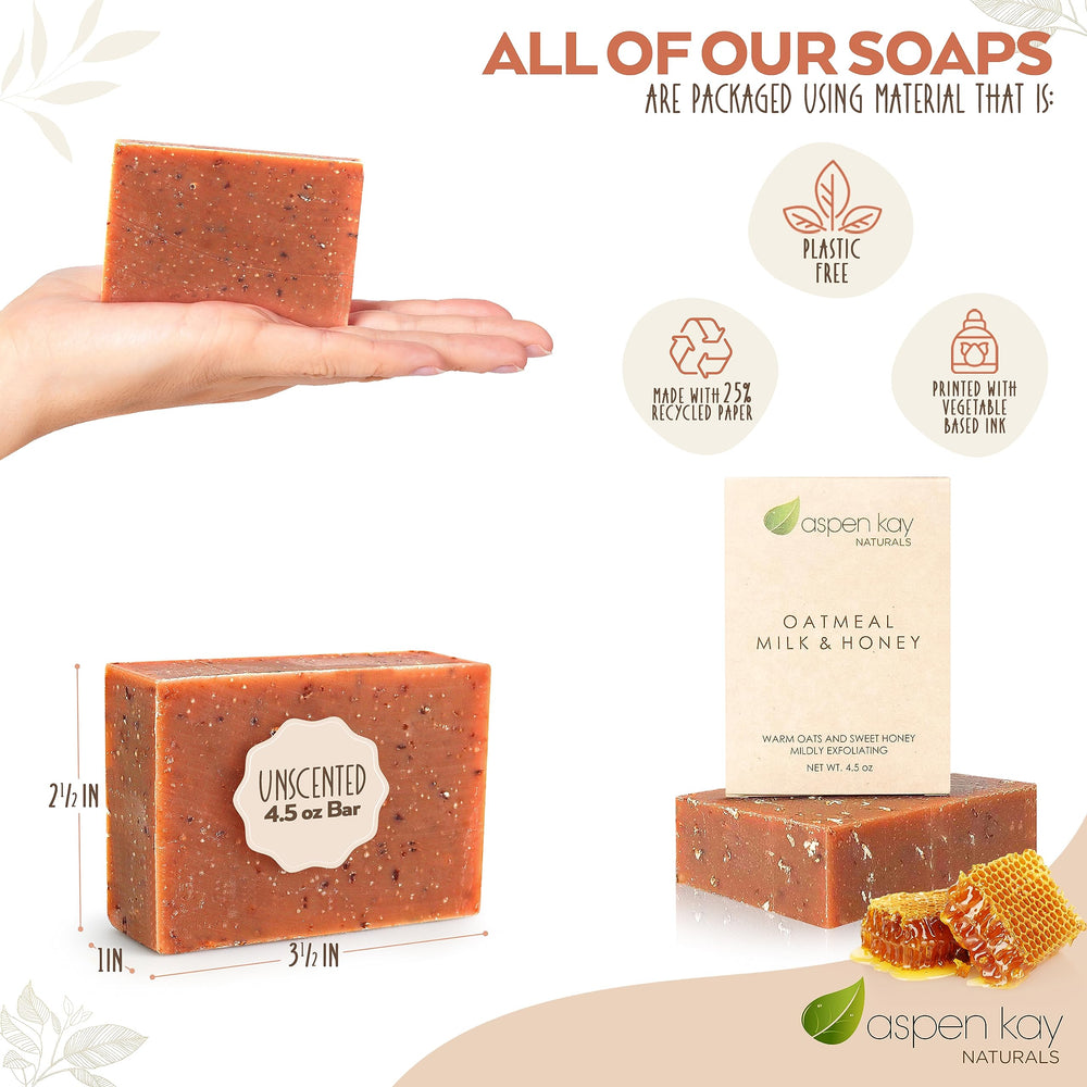 Aspen Kay Naturals exfoliating soap ideal for face body and feet