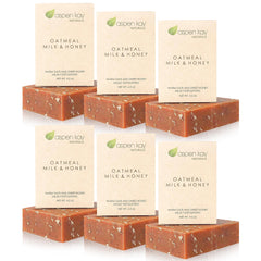 Aspen Kay Naturals Goats Milk soap bar front pack shows gentle exfoliation for smoother skin