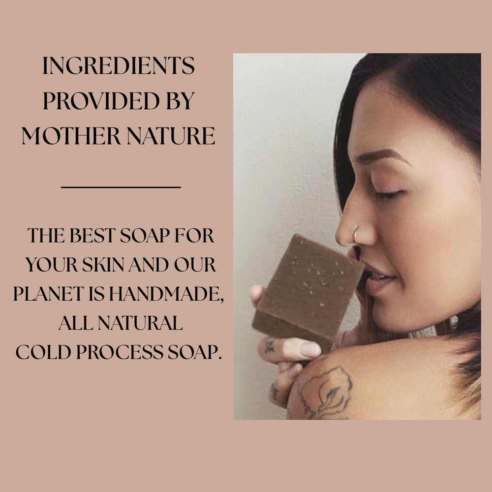 Aspen Kay Naturals handmade small-batch soap shown with natural texture.
