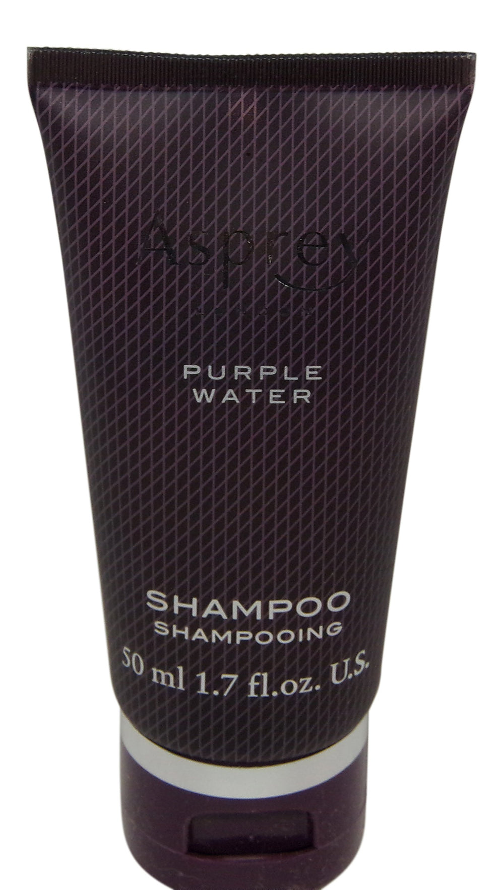 Asprey Purple Water conditioner bottle close-up for nourishing routine