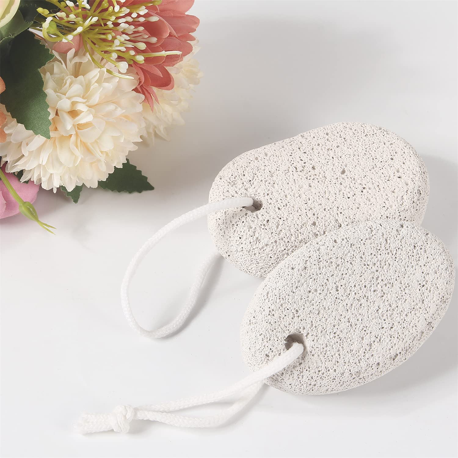 Asqraqo foot care setup showing soak and pumice in use.