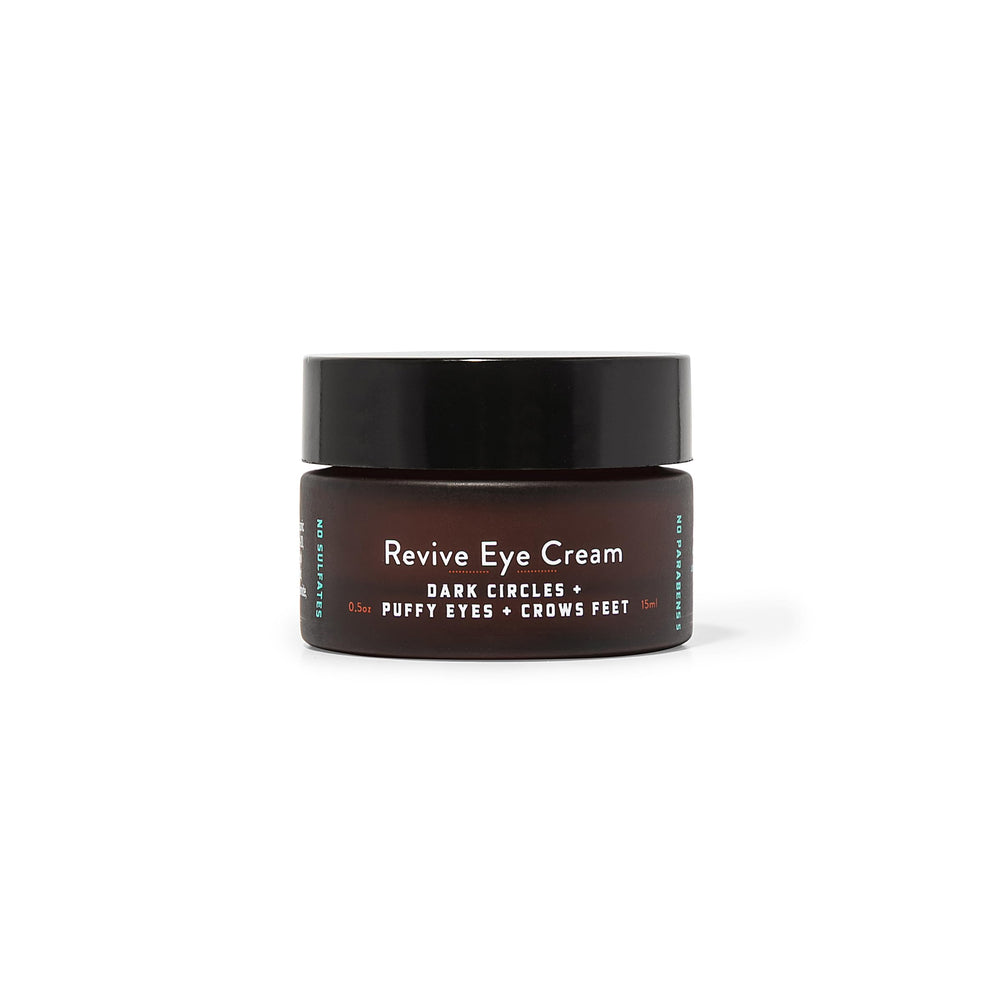 ASSEMBLED Revive Eye Cream caffeine de-puffs and soothes eye area