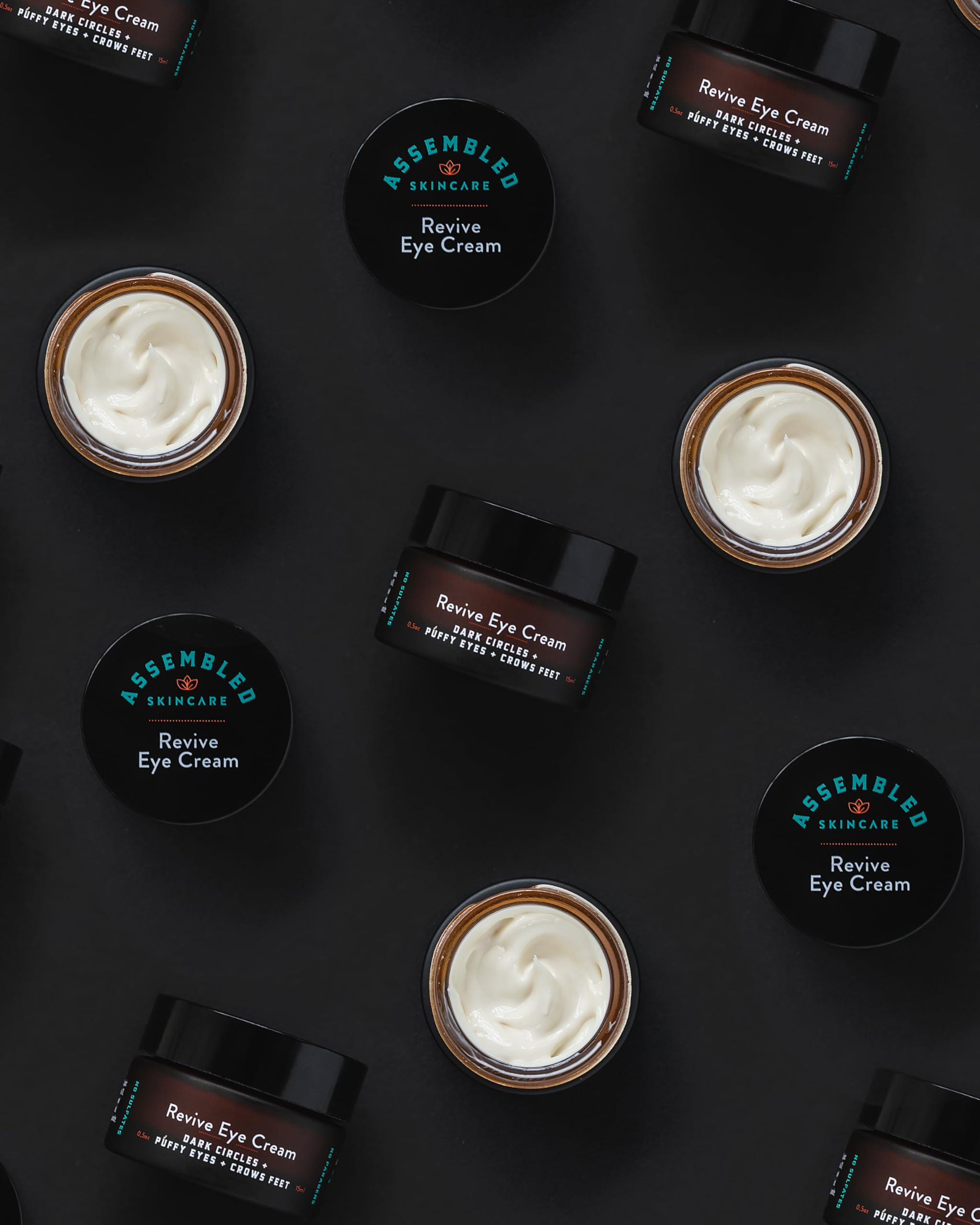 ASSEMBLED Revive Eye Cream eco-packaging that's recyclable and plastic-free