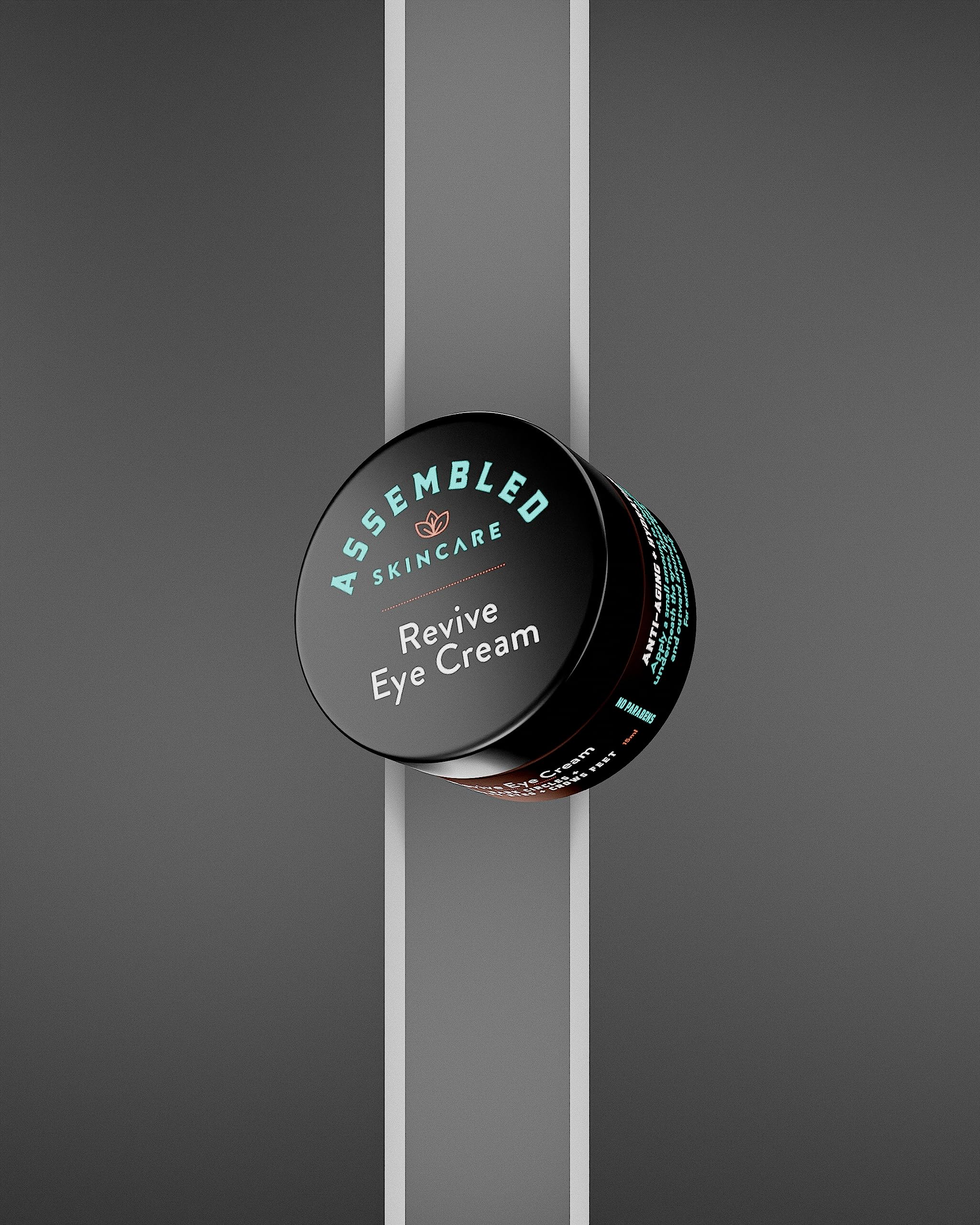 ASSEMBLED Revive Eye Cream texture close-up shows smooth application