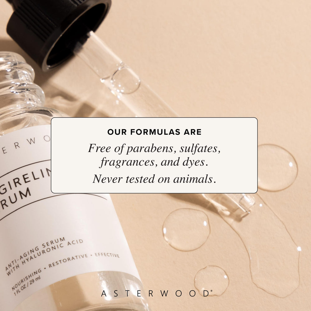 Asterwood Argireline Serum dropper dispense highlights controlled dosing.
