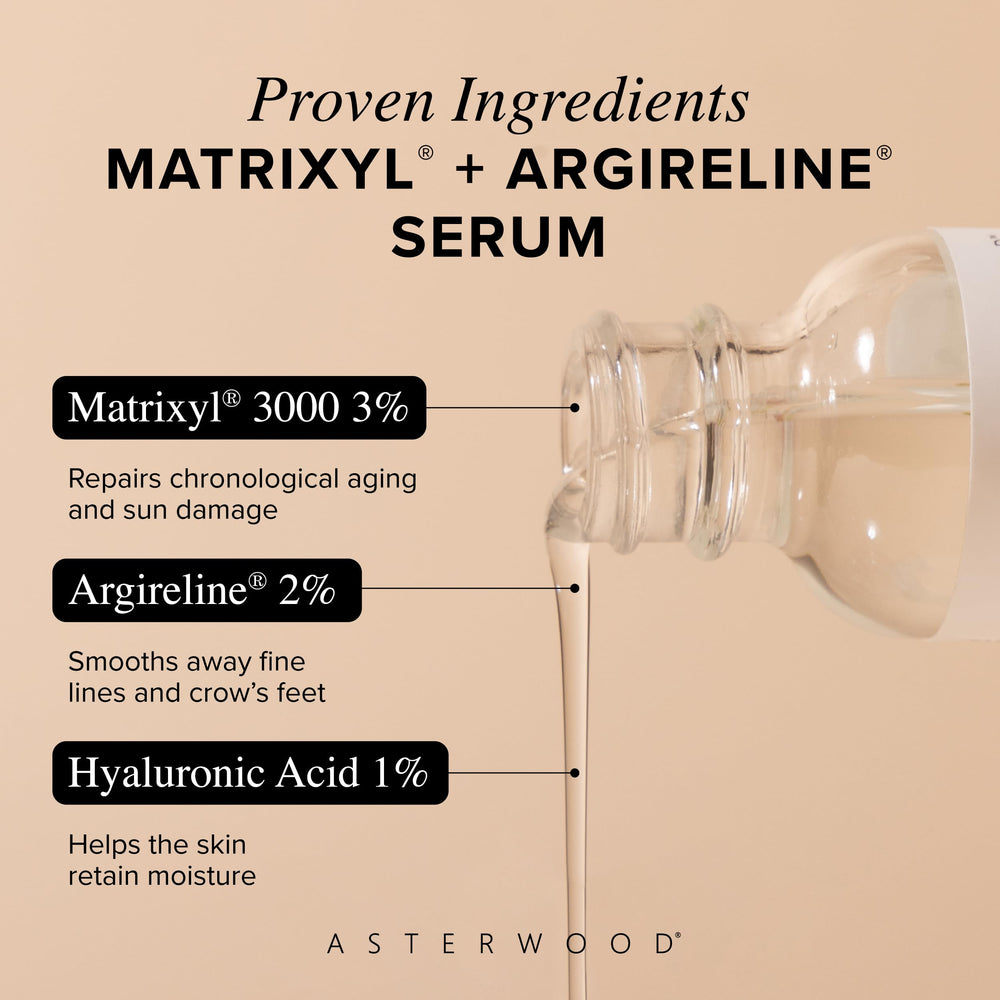 Asterwood hyaluronic acid skin glow highlights hydration and plumpness.