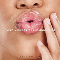Asterwood Lip Treatment & Balm bottle featured with hyaluronic acid for lasting hydration.