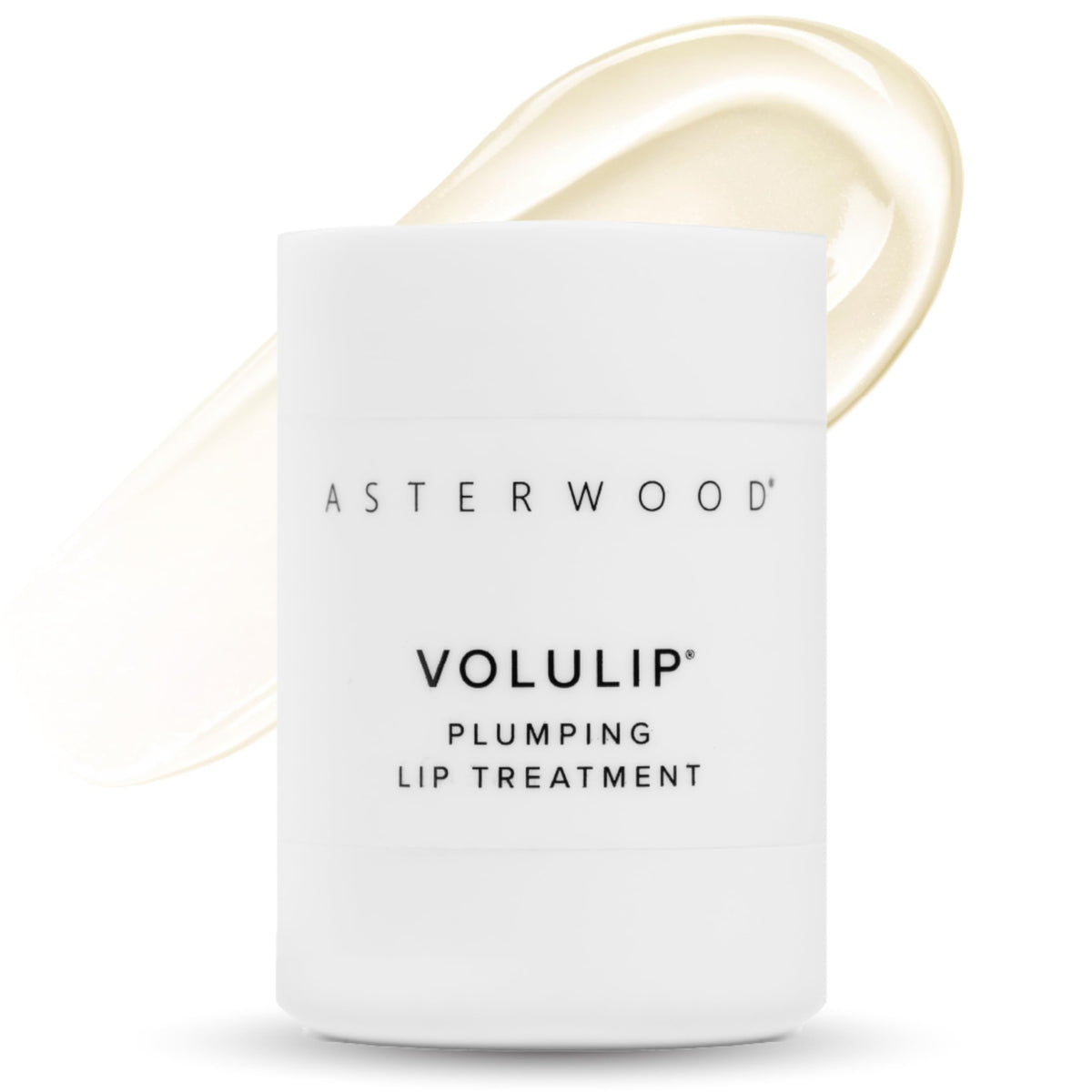 Asterwood Lip Treatment & Balm tube with applicator for quick daily lip care and subtle fullness.