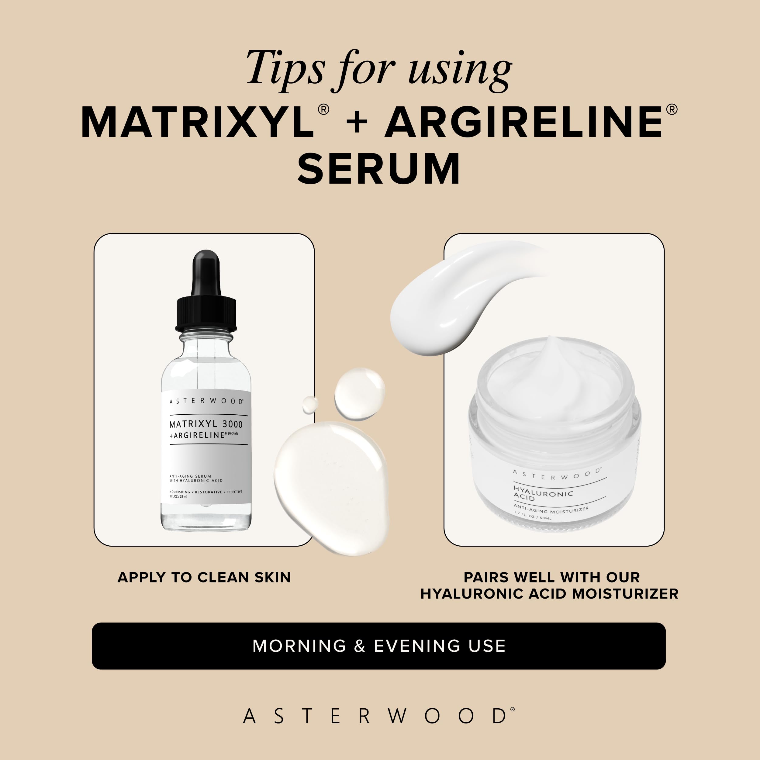 Packaging for Asterwood sensitive-skin-friendly serum