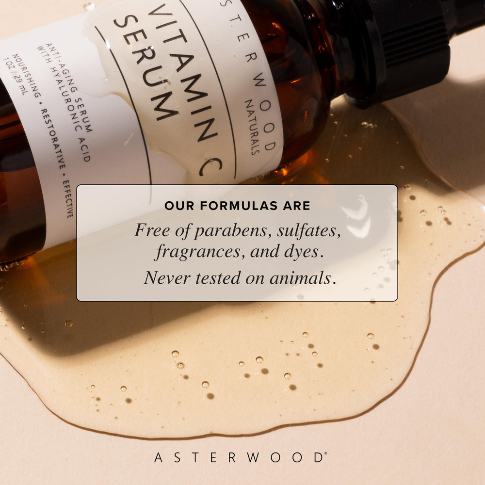 Morning skincare routine with Asterwood Vitamin C Serum