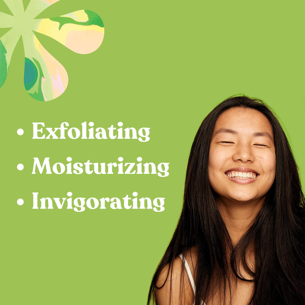 Coconut oil in ASUTRA scrub supports hydration during use.