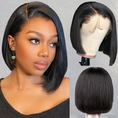 ASUTTRY Bob Wig front view with HD lace front for natural-looking parting.